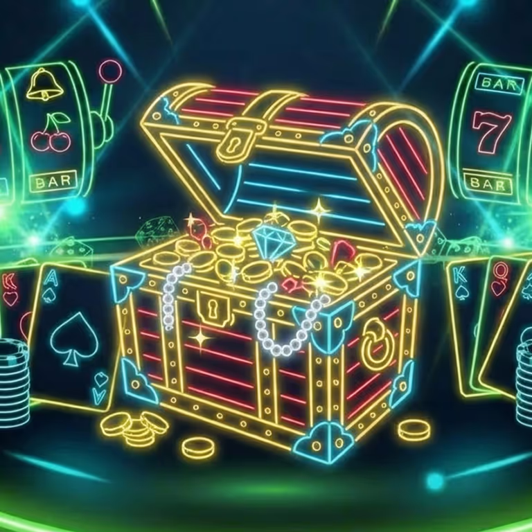 Rainbet Casino featuring a roulette wheel surrounded by coins and a glowing light.